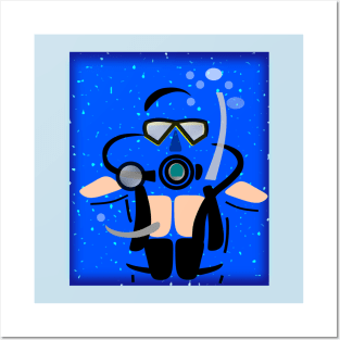 Scuba Diving Posters and Art